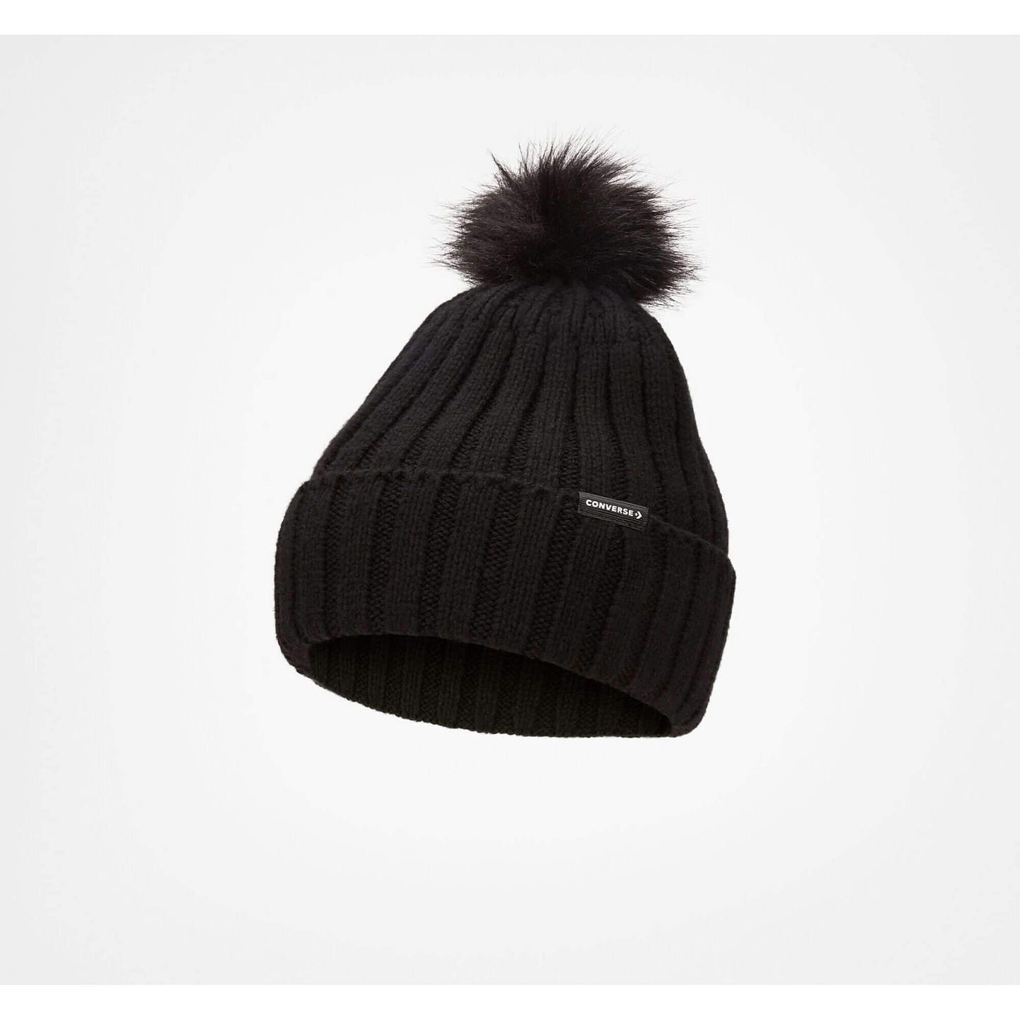 Zimná čiapka s brmbolcom Converse Pom Beanie čierna