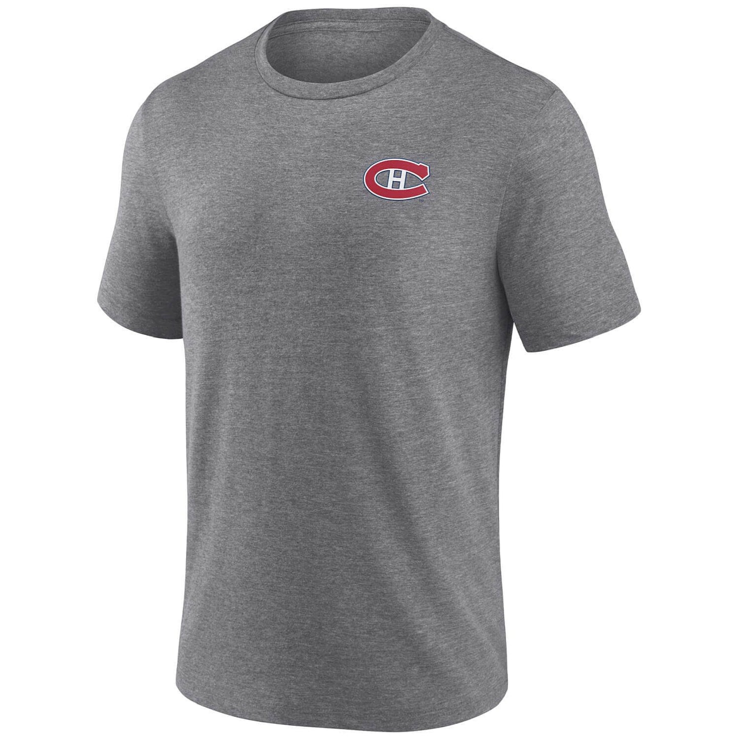 Fanatics NHL SS Triblend Tee Montreal Canadiens Athletic Gray Heather