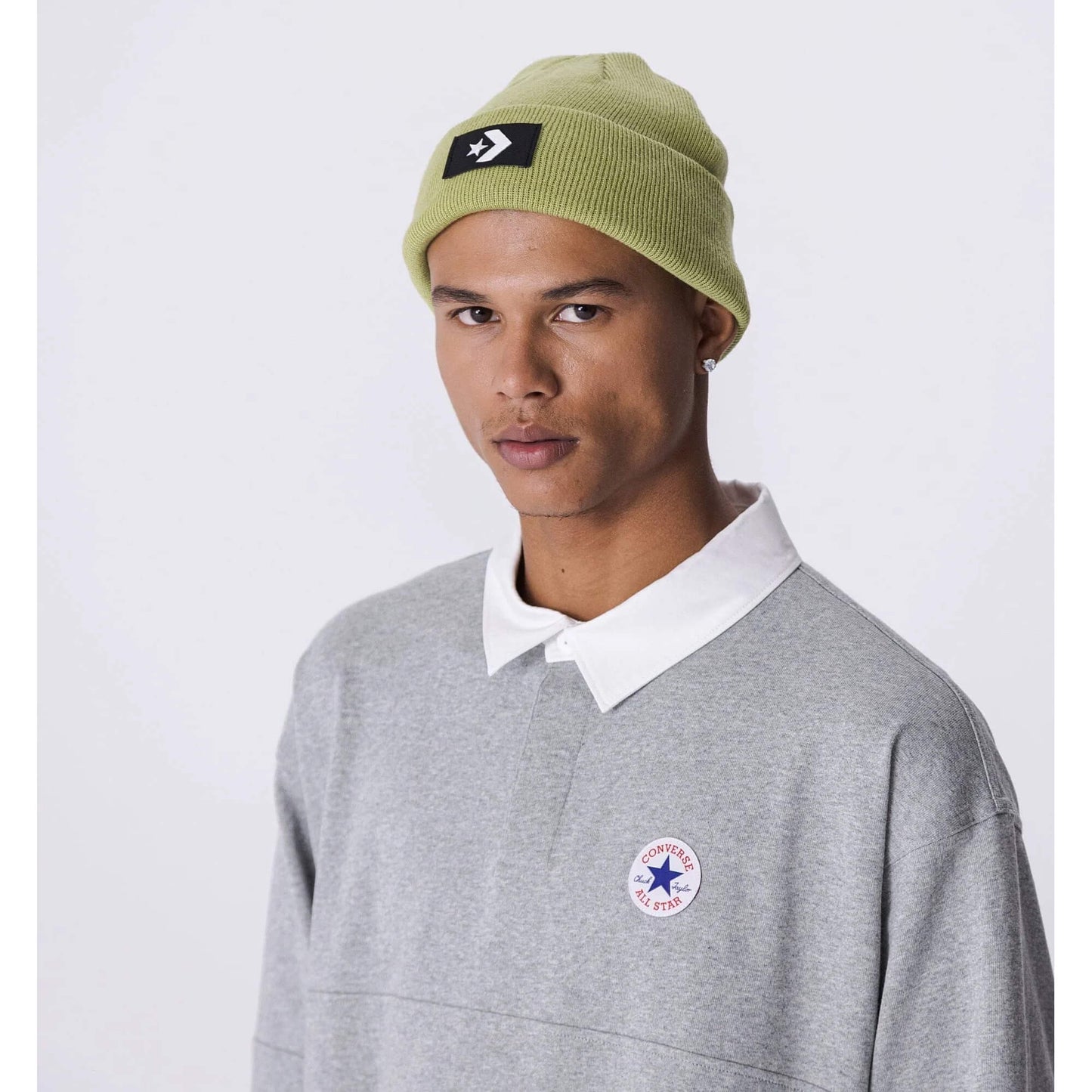 Zimná čiapka CONVERSE SHORT DOME BEANIE zelená