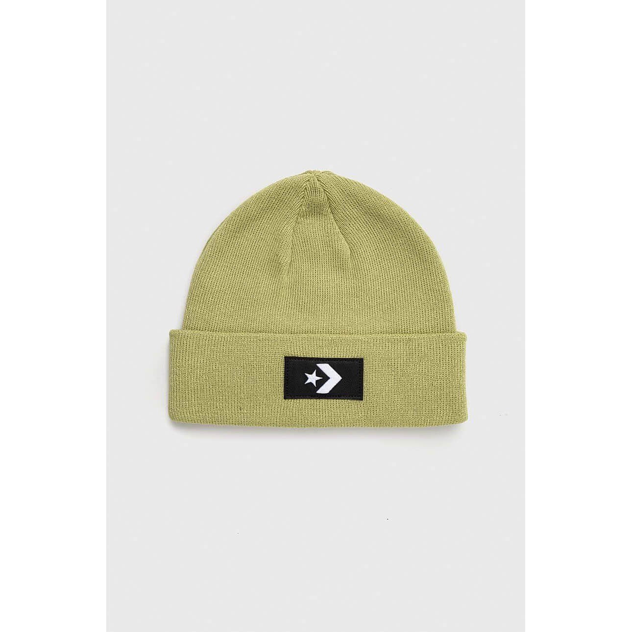 Zimná čiapka CONVERSE SHORT DOME BEANIE zelená