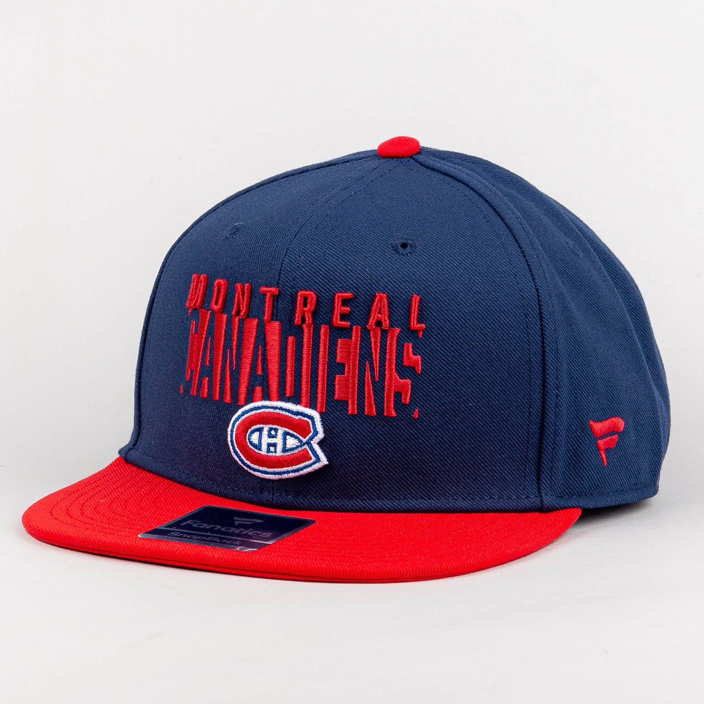 Šiltovka Fanatics NHL Fundamental Color Blocked Snapback Montreal Canadiens modrá