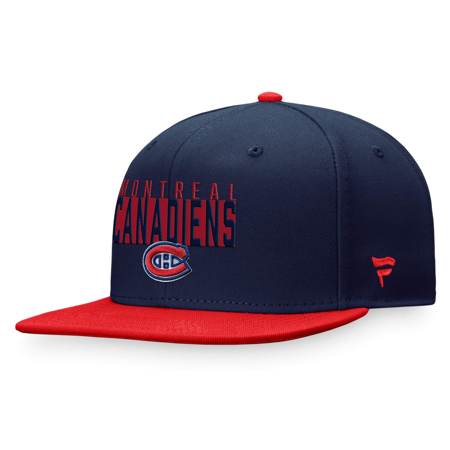 Šiltovka Fanatics NHL Fundamental Color Blocked Snapback Montreal Canadiens modrá