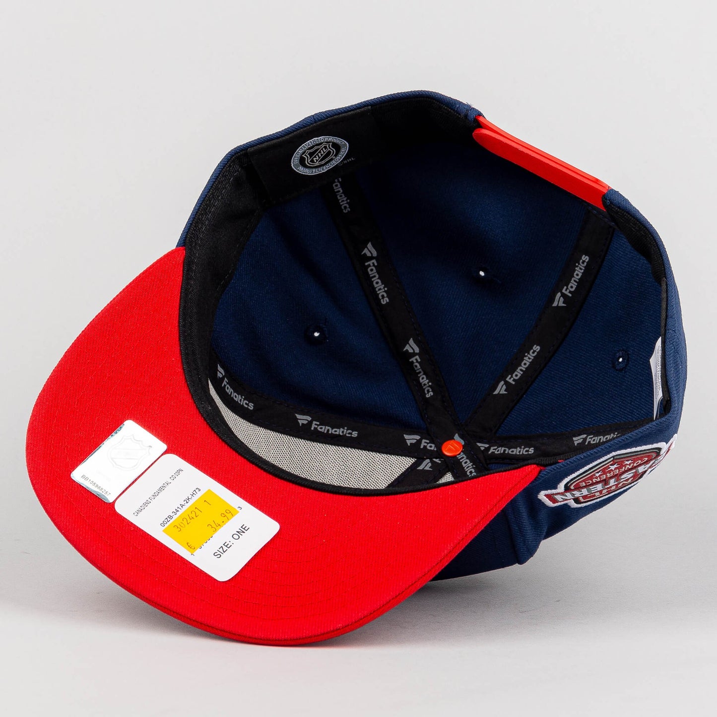 Šiltovka Fanatics NHL Fundamental Color Blocked Snapback Montreal Canadiens modrá
