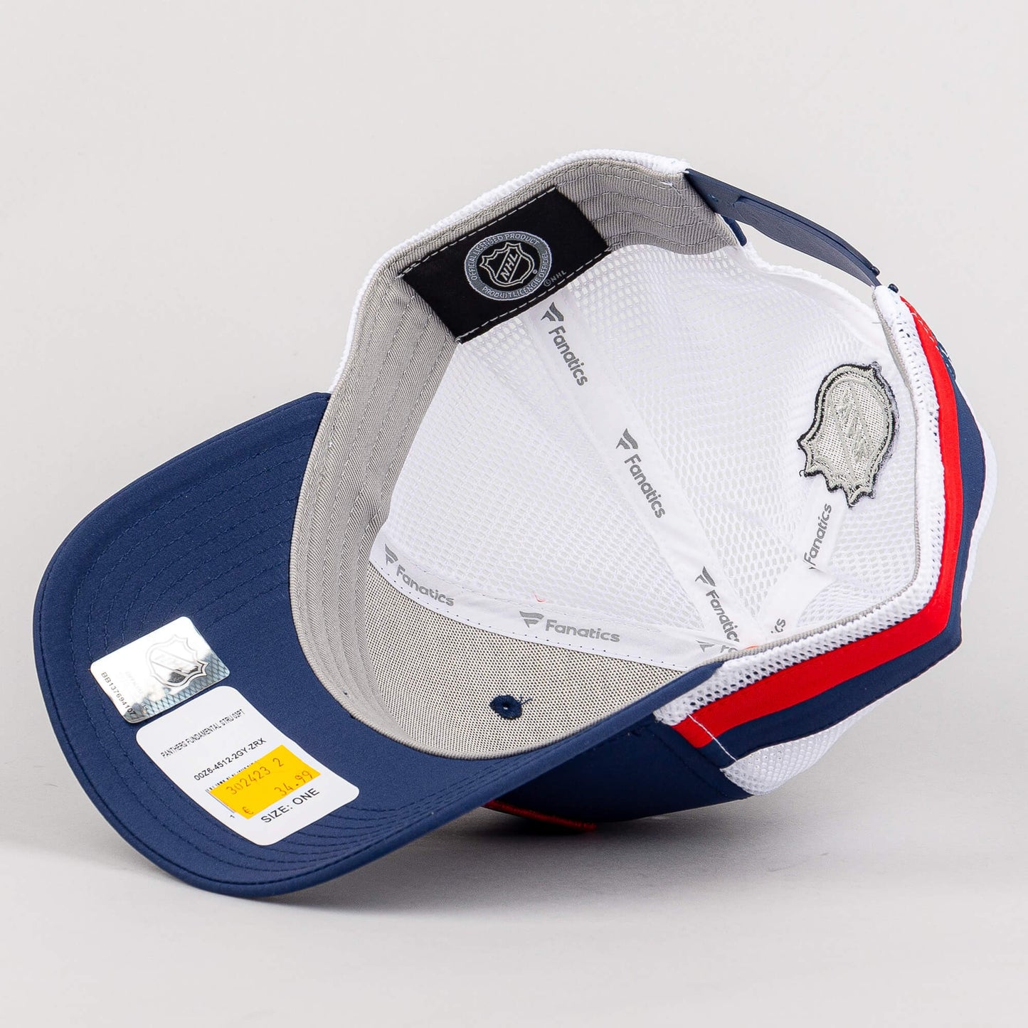 Fanatics NHL Fundamental Structured Trucker Florida Panthers Athletic Navy/Athletic Red