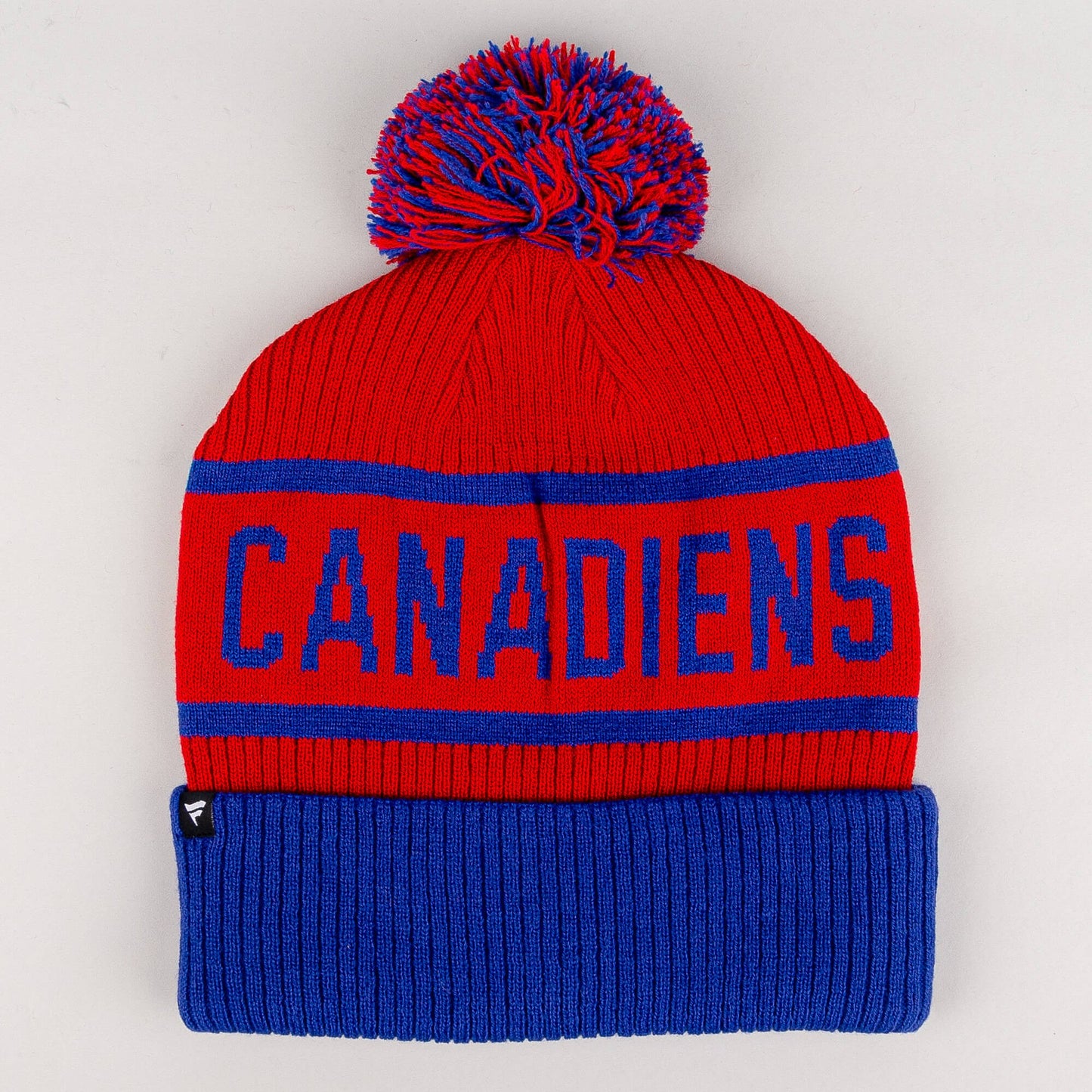 Zimná čiapka s brmbolcom Fanatics NHL Heritage Beanie Cuff with Pom Montreal Canadiens červená