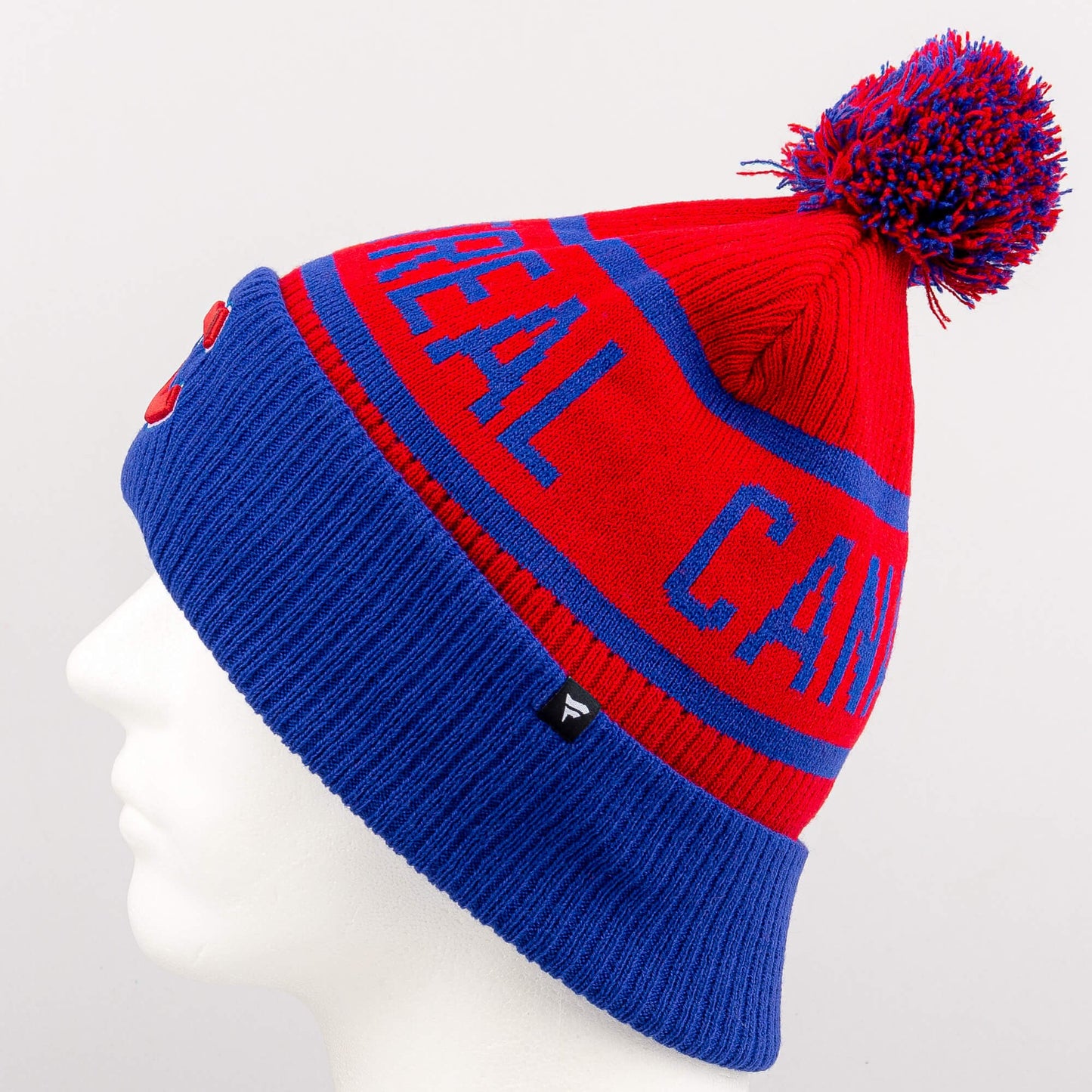 Zimná čiapka s brmbolcom Fanatics NHL Heritage Beanie Cuff with Pom Montreal Canadiens červená