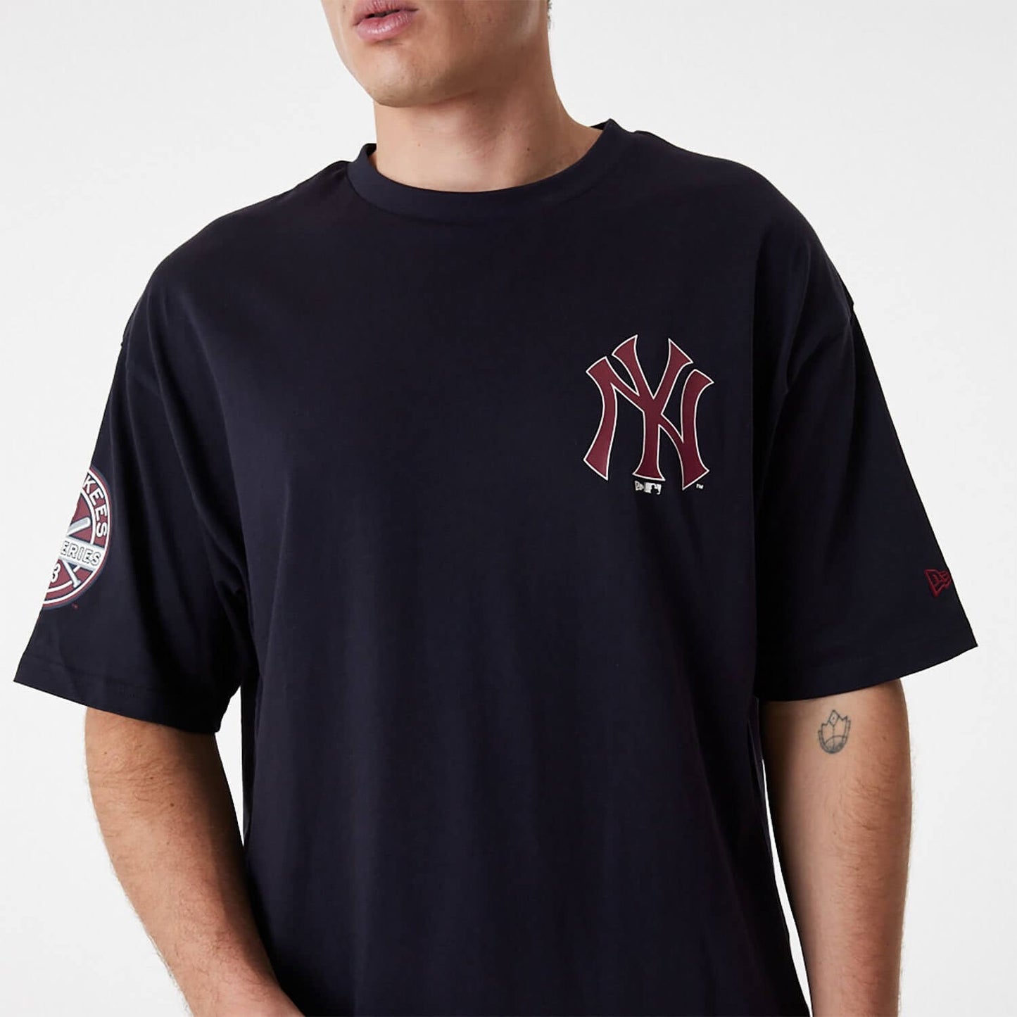 New Era MLB New York Yankees MLB Large Logo Oversized Navy T-Shirt Blue