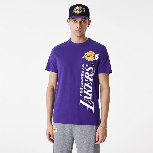 New Era NBA LA Lakers NBA Team Colour Purple T-Shirt Purple