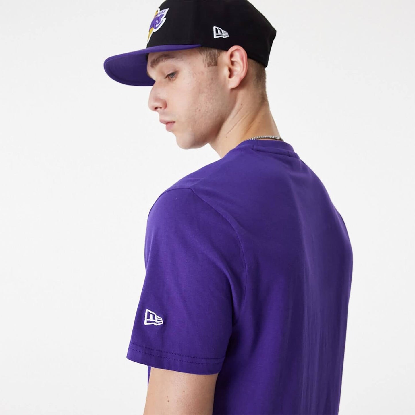 New Era NBA LA Lakers NBA Team Colour Purple T-Shirt Purple
