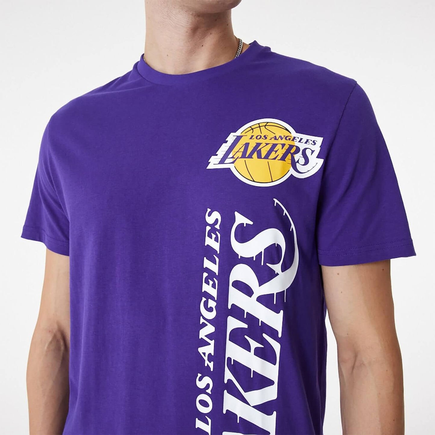 New Era NBA LA Lakers NBA Team Colour Purple T-Shirt Purple