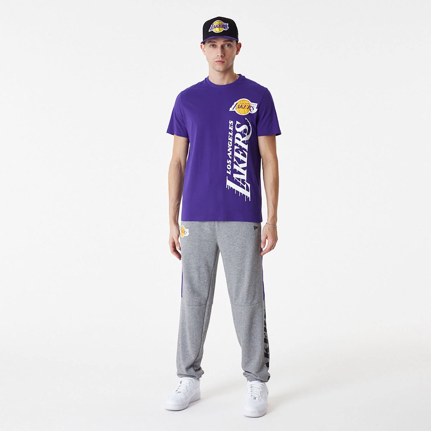 New Era NBA LA Lakers NBA Team Colour Purple T-Shirt Purple