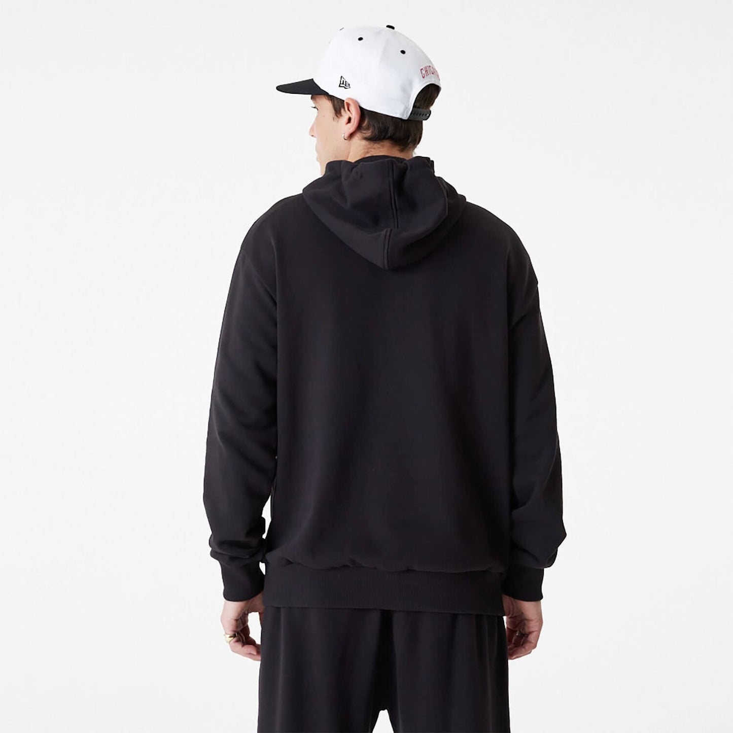 Mikina s kapucňou New Era NBA Chicago Bulls NBA Logo Black Pullover Hoodie čierna