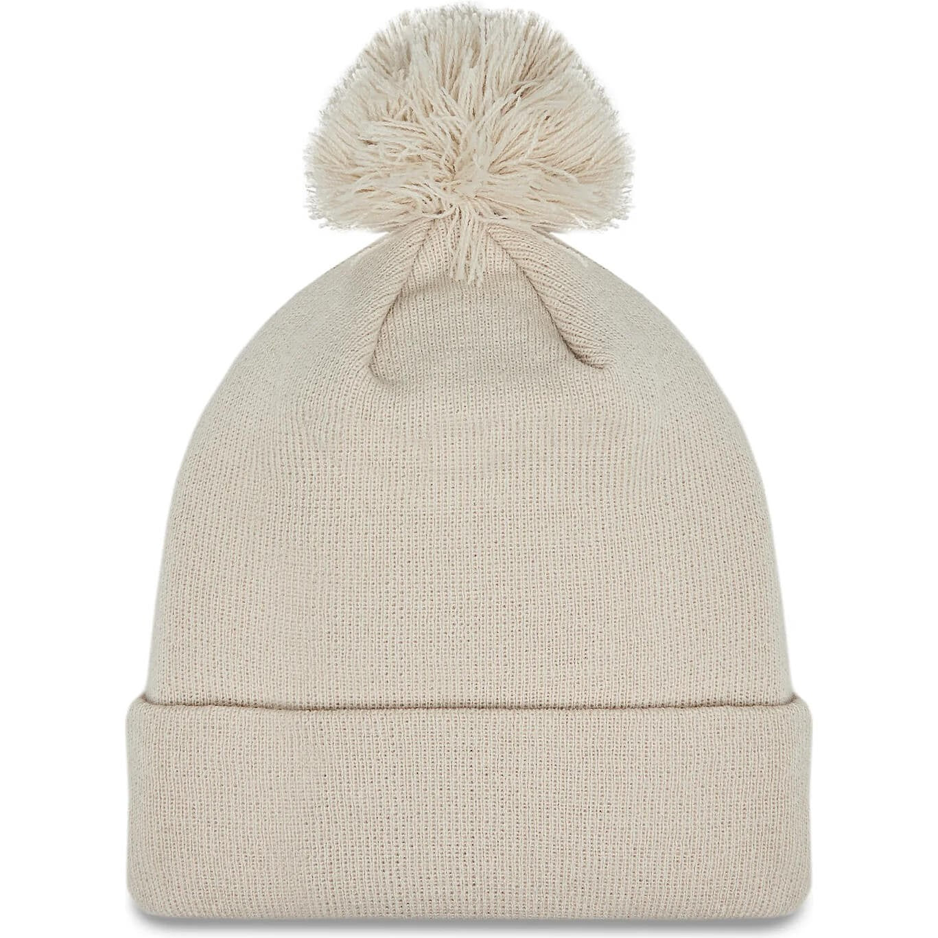 Dámska zimná čiapka s brmbolcom New Era MLB New York Yankees Metallic Pom Stone Womens Bobble Knit Beanie Hat krémovo-biela