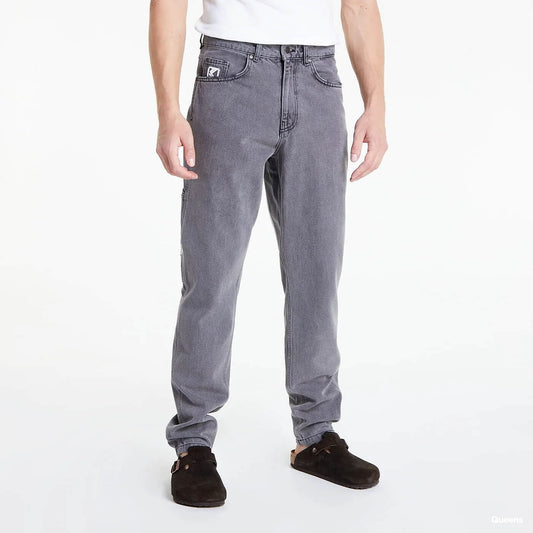 Džínsy Karl Kani KK Retro Tapered Workwear Denim light grey