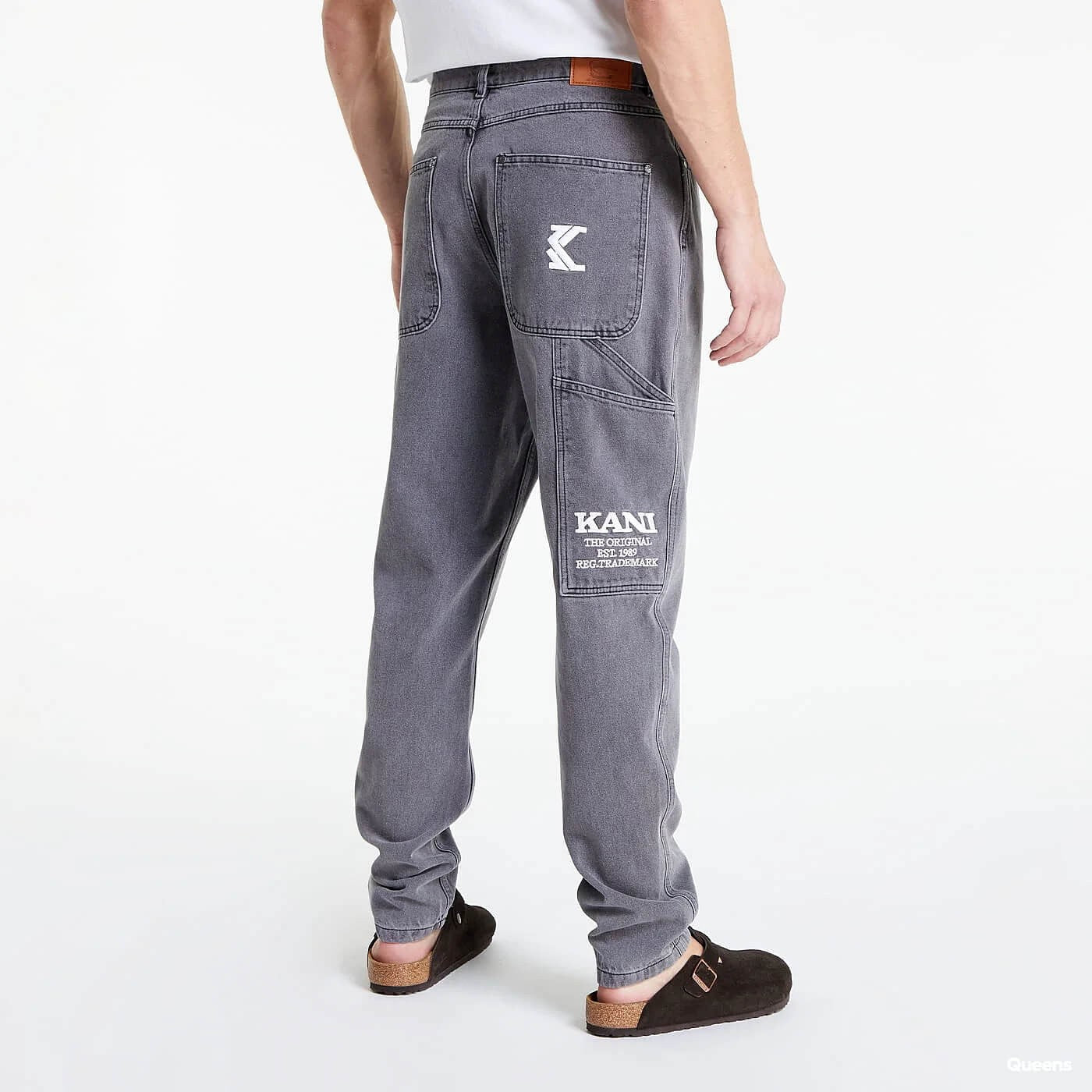 Džínsy Karl Kani KK Retro Tapered Workwear Denim light grey