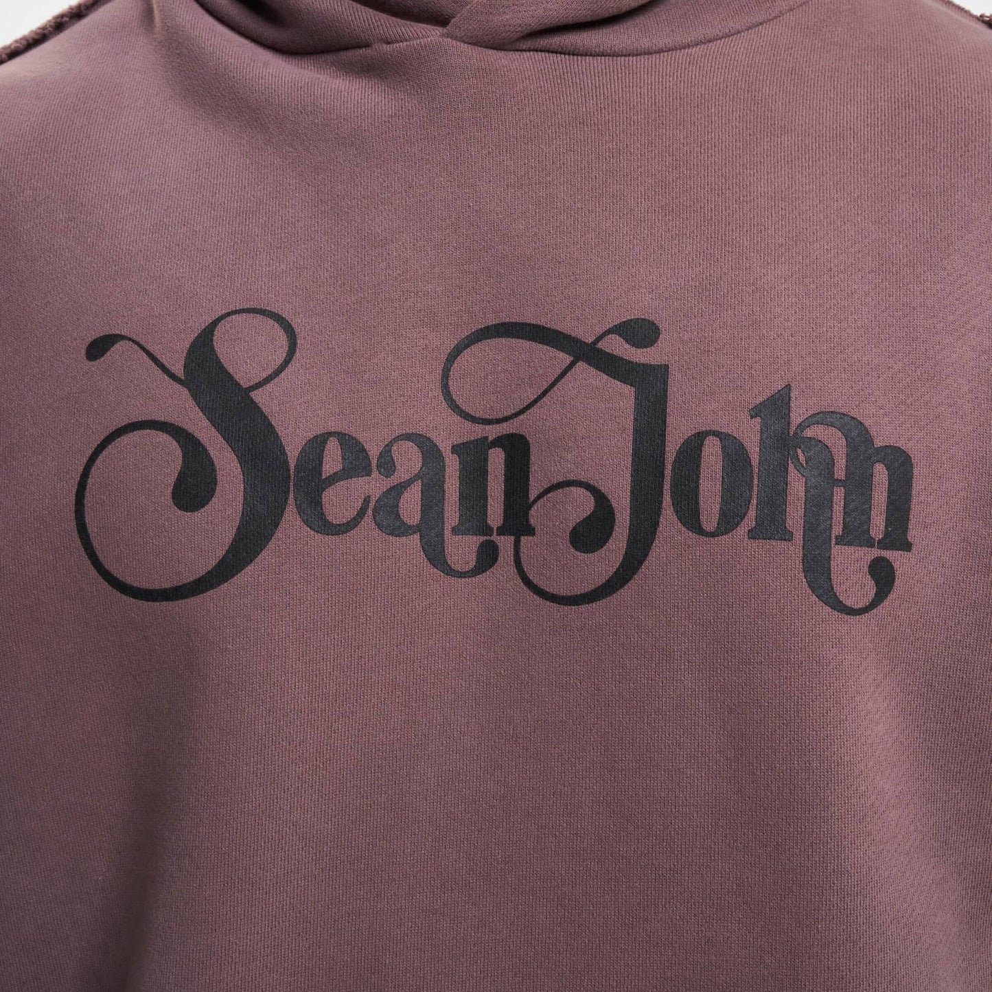 Sean John SJ Retro Logo Peached Hoodie dark taupe
