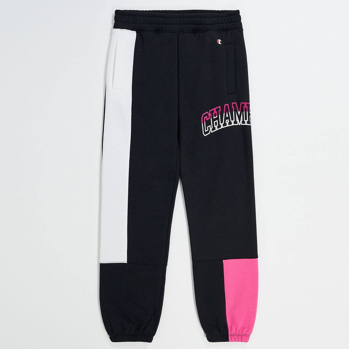 Champion Multi Colour Punch Fleece Joggers Black/Pink