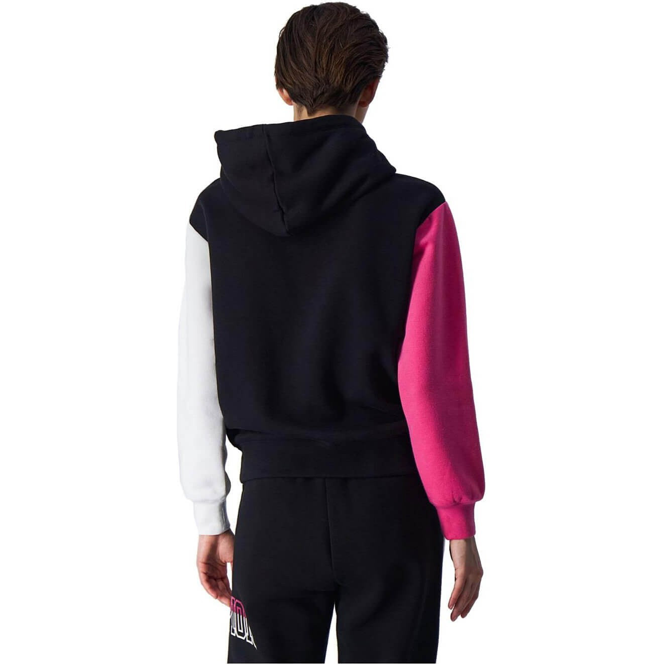 Champion Multi Colour Punch Fleece Hoodie Black/White