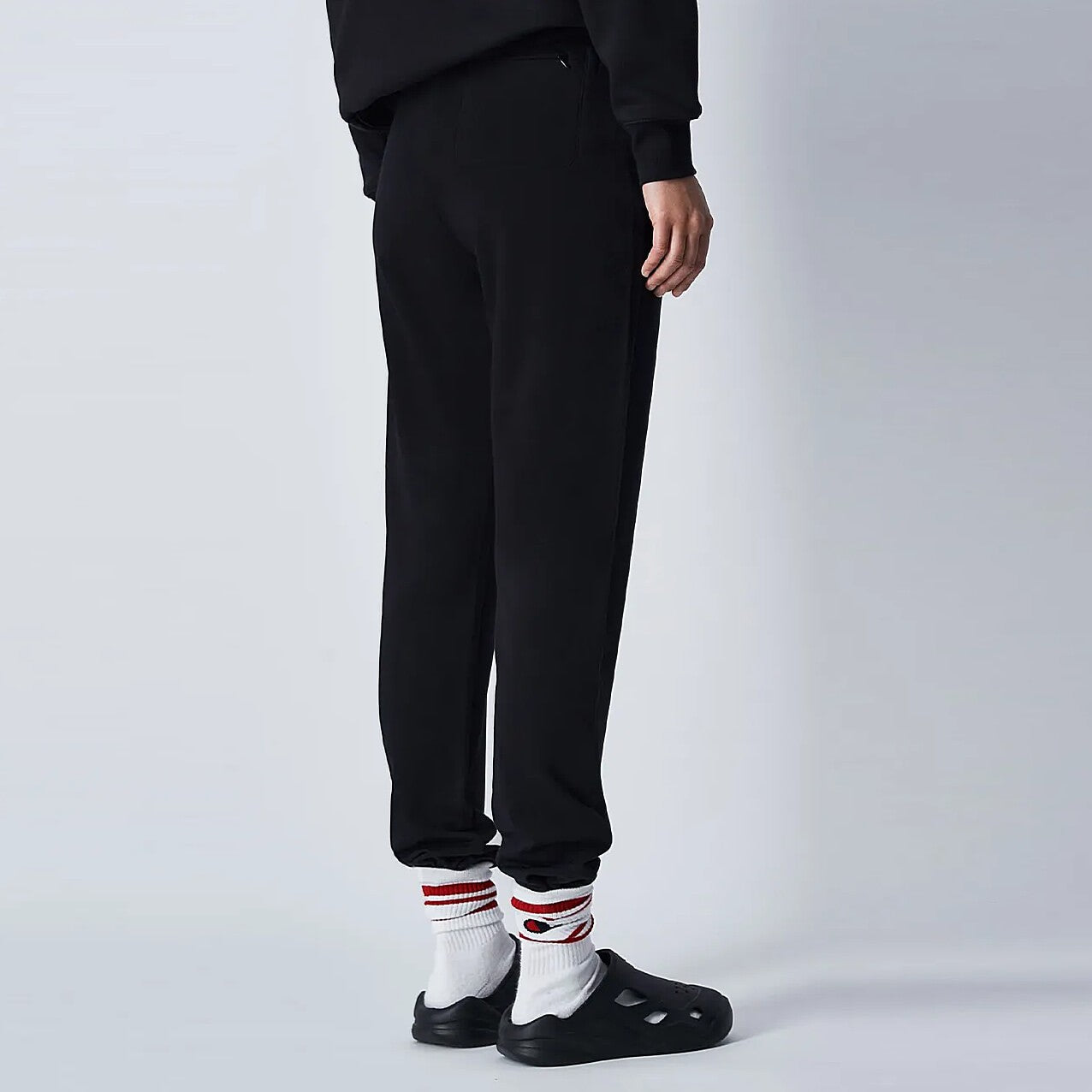 Champion Leg Script Logo Fleece Joggers Black