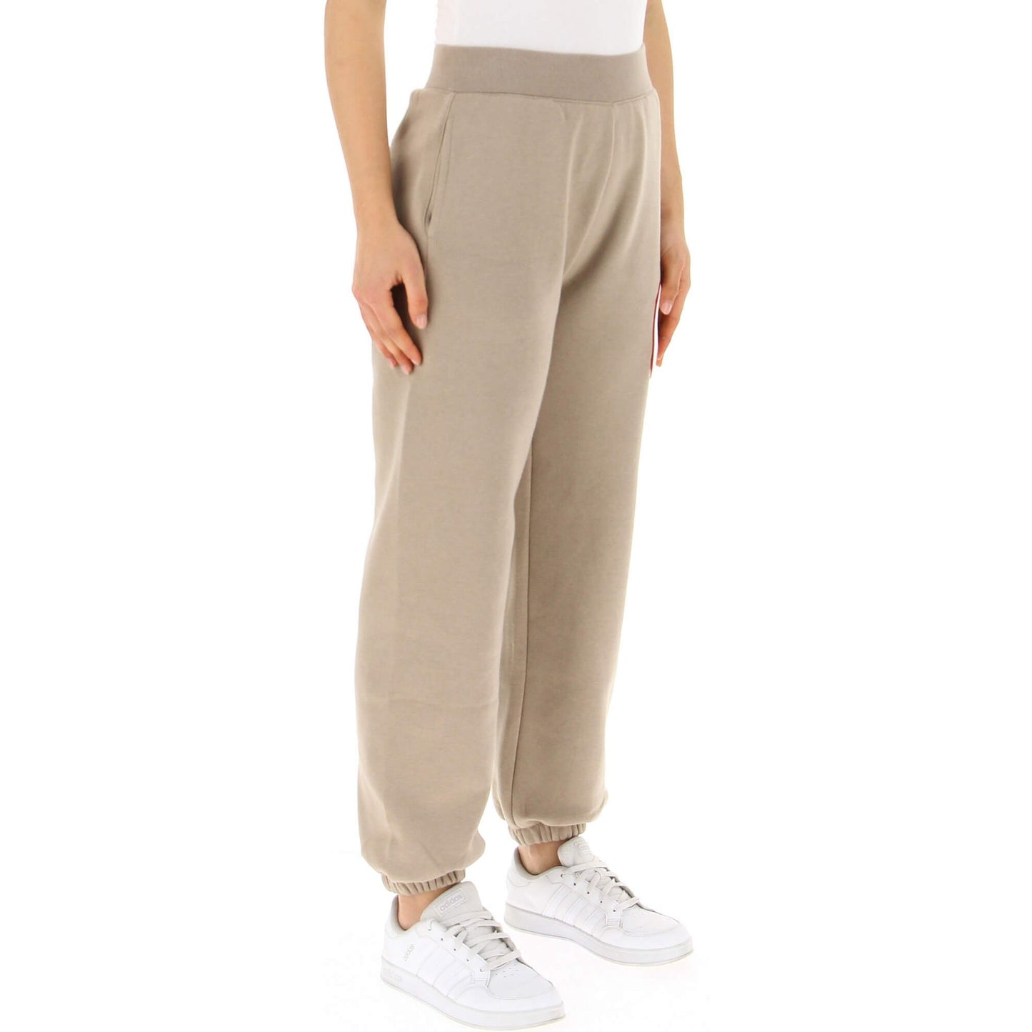 Champion Elastic Cuff Pants Cream