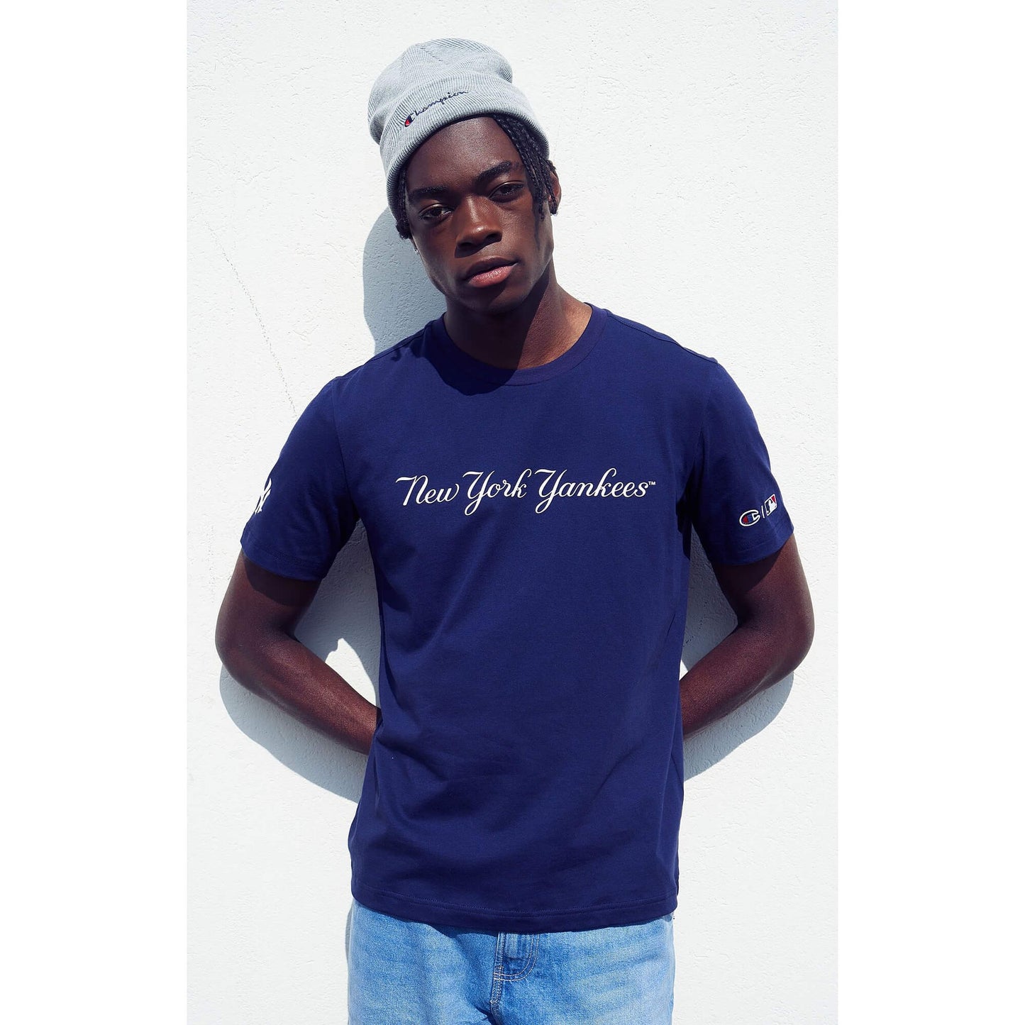 Champion Mlb Roc T-Shirt Navy