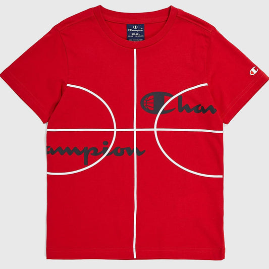 Champion Boys Crewneck T-Shirt Red