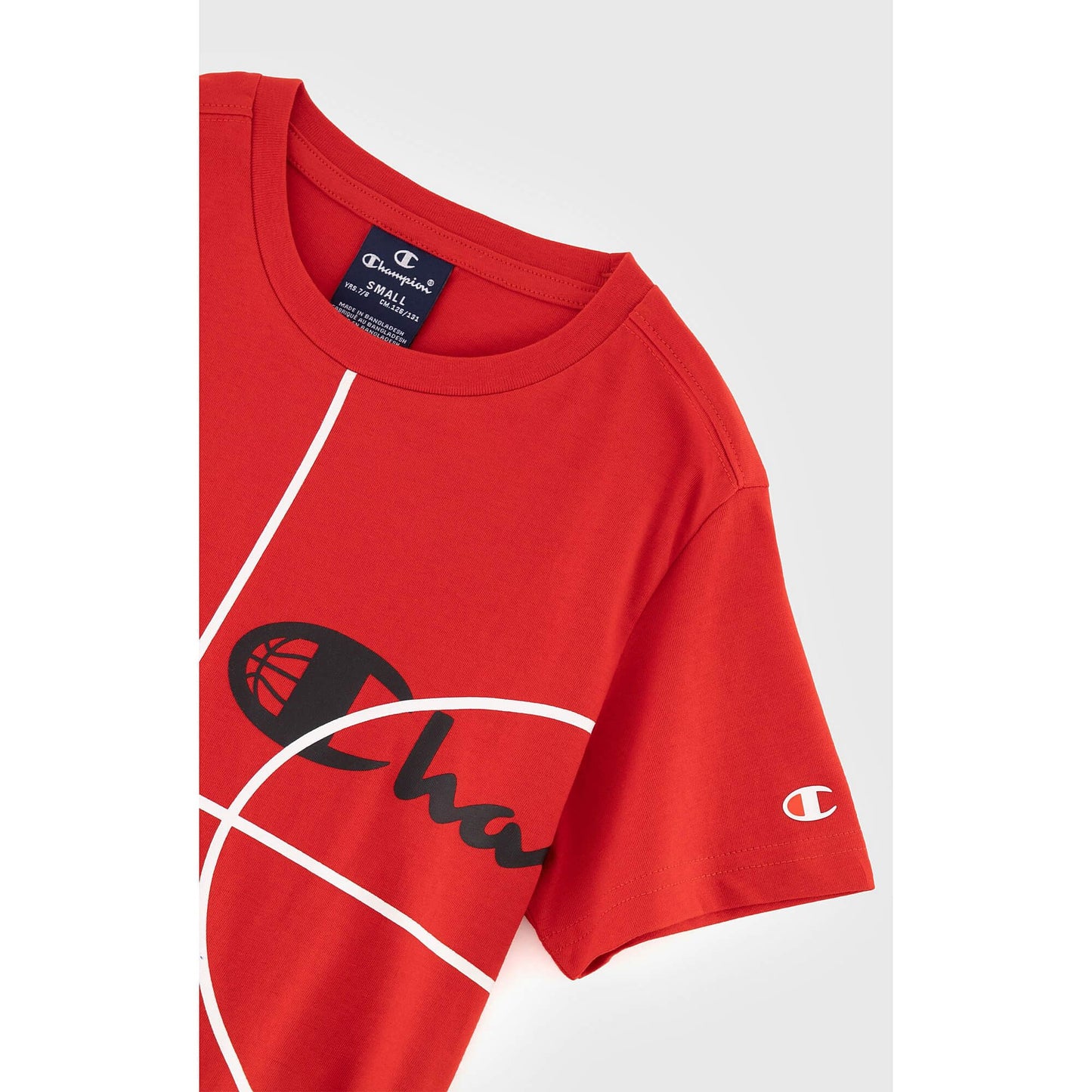 Champion Boys Crewneck T-Shirt Red