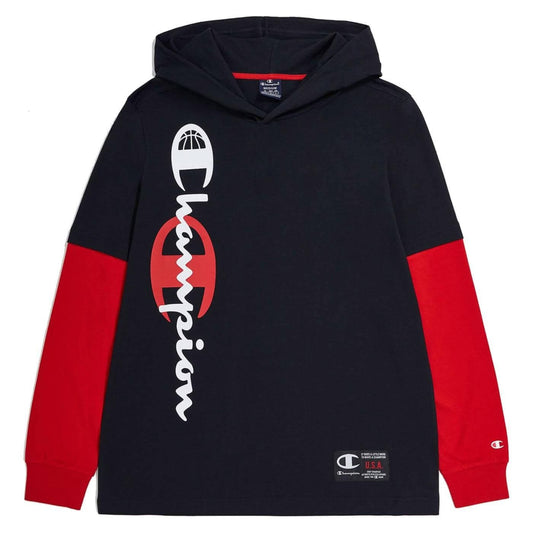 Champion Long Sleeve T-Shirt Black/Red