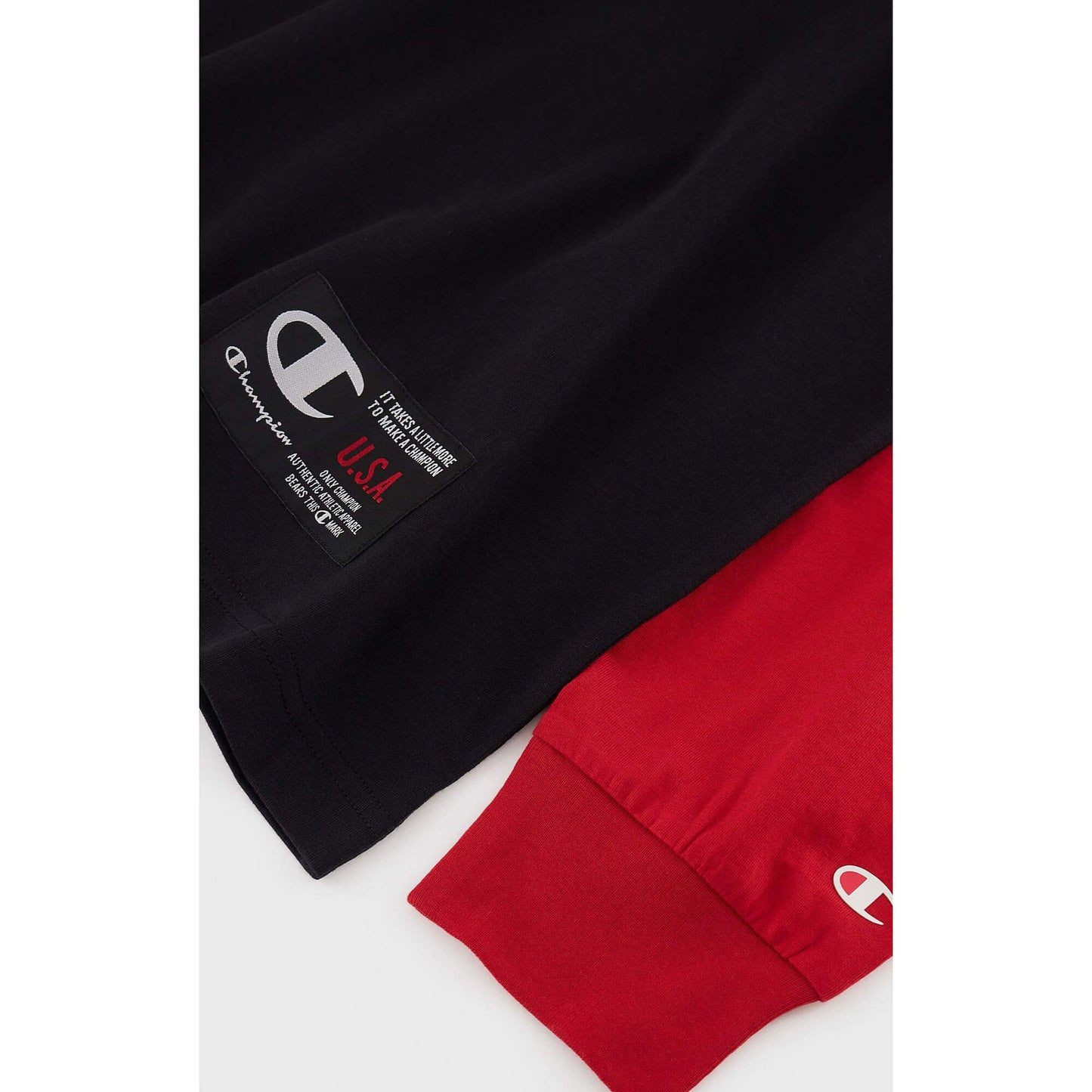 Champion Long Sleeve T-Shirt Black/Red