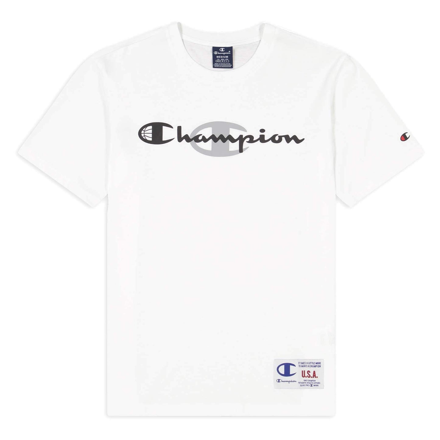 Champion Crewneck T-Shirt White
