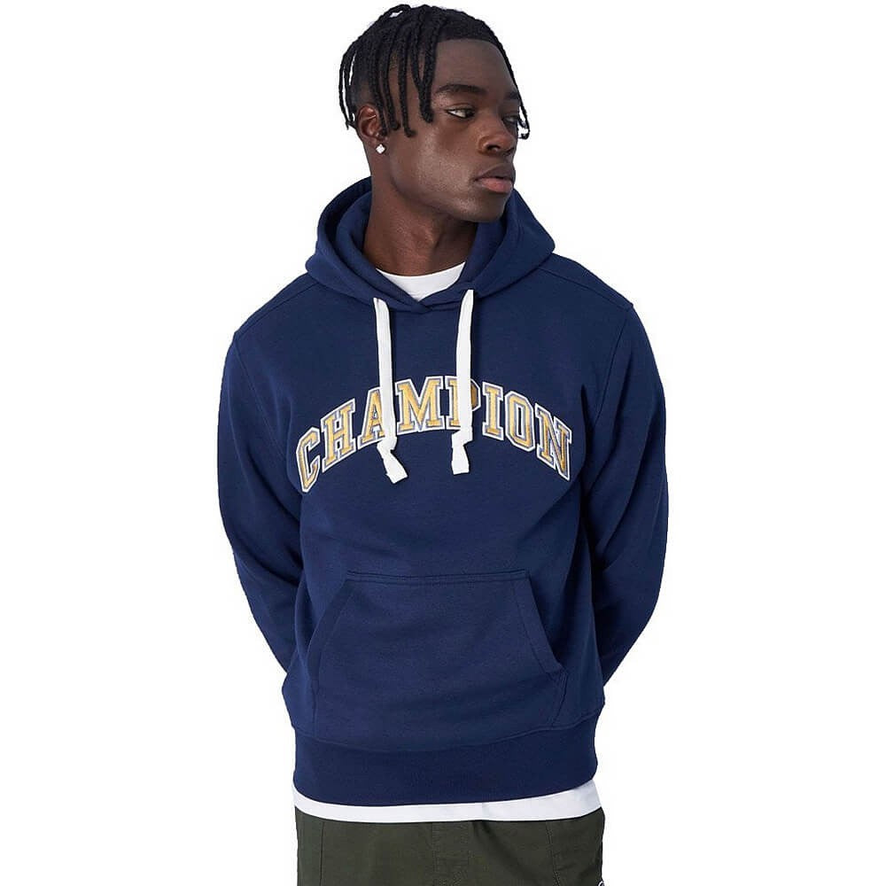 Mikina s kapucňou Champion Hooded Sweatshirt tmavomodrá