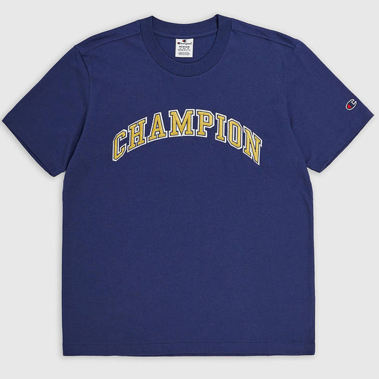 Champion Crewneck T-Shirt Navy