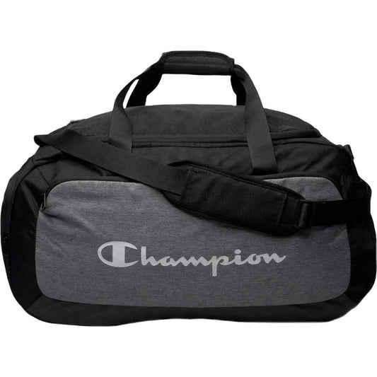 Champion Script Logo Small Duffle Bag Black/Gray