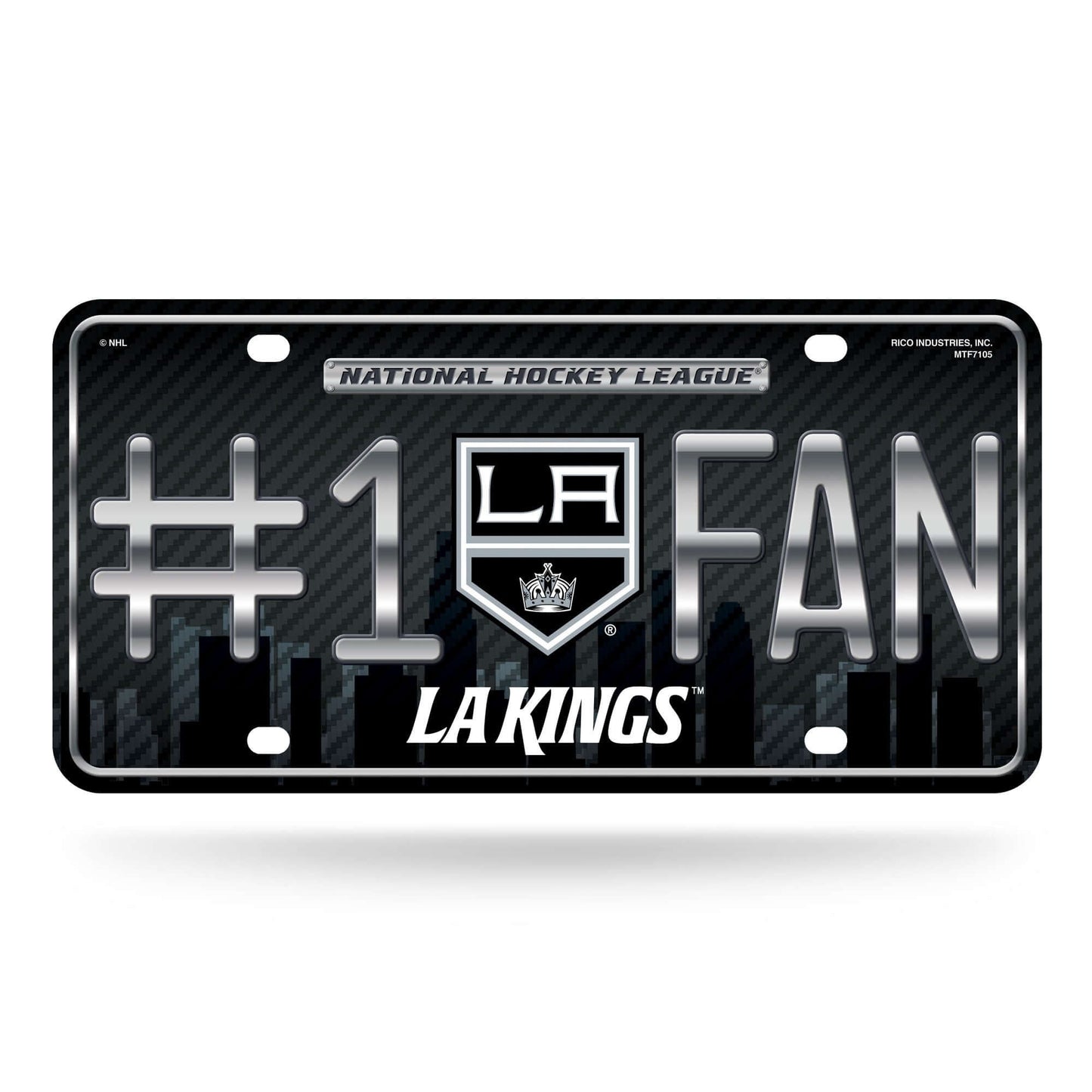Wincrft First Fan Metal Auto Tag Los Angeles Kings