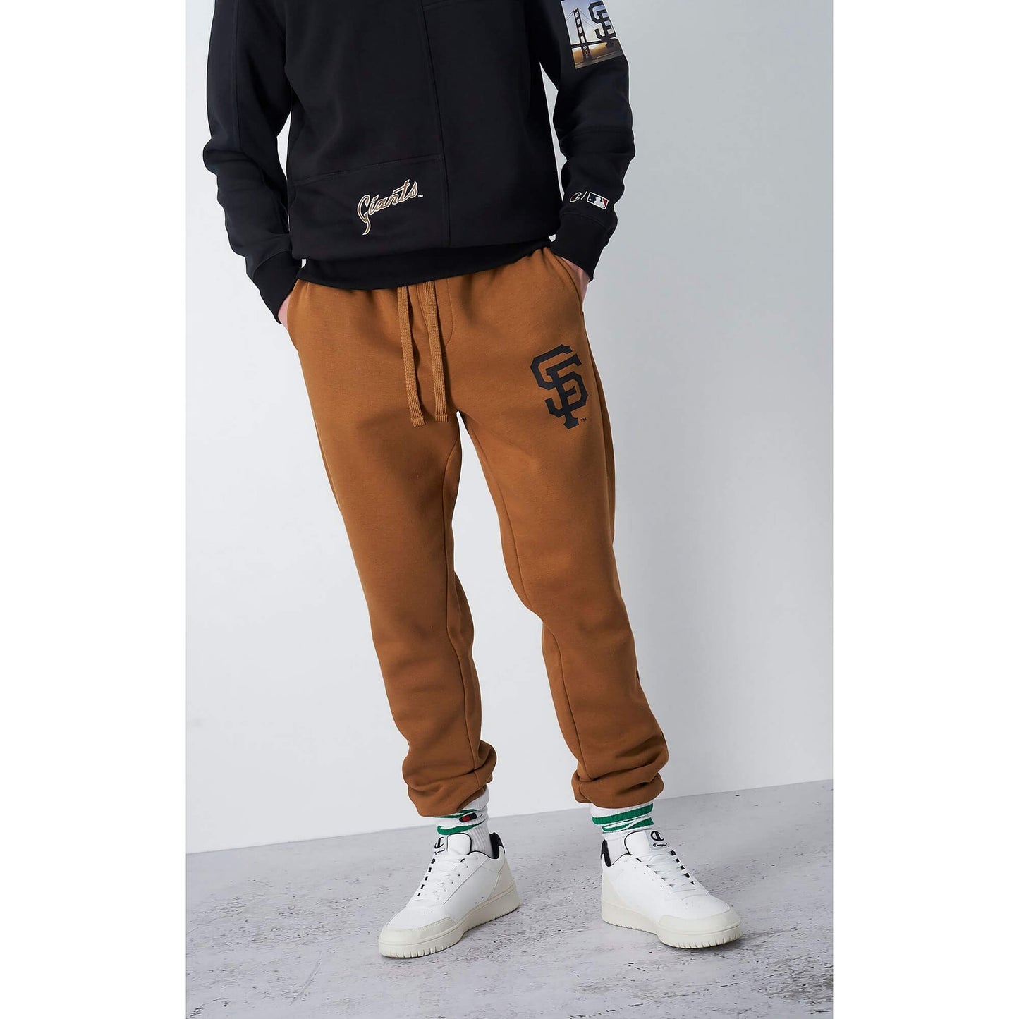 Champion MLB San Francisco Giants Elastic Cuff Pants Brown