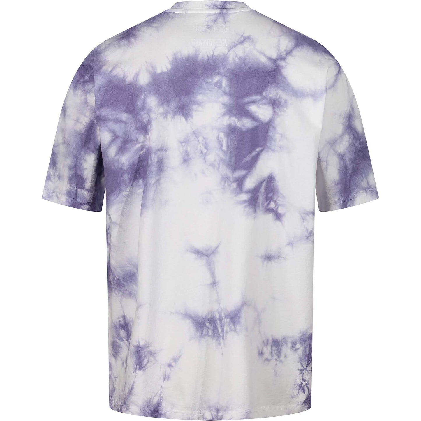 Re:Covered NFL Ravens Badge Purple Tie Dye Relaxed T-Shirt