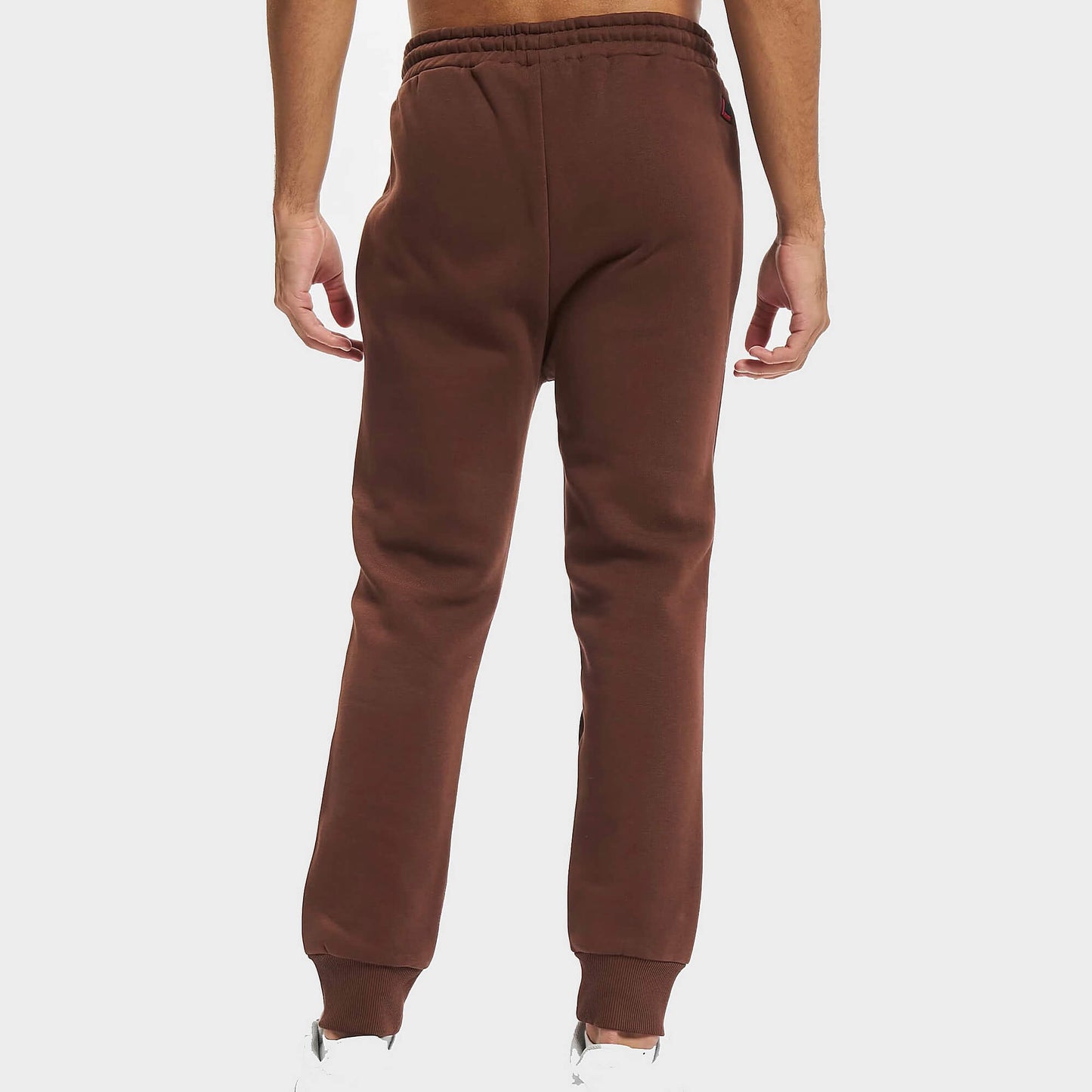 Tepláky FUBU Script Essential Jogger hnedé
