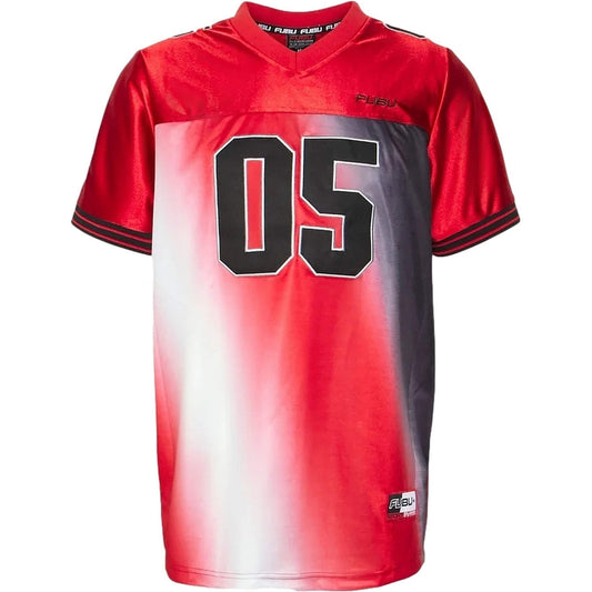 FUBU Corporate Gradient Football Jersey red/black/white