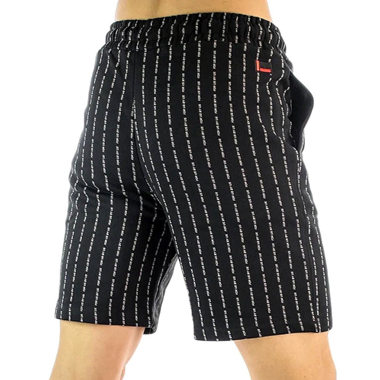 FUBU Corporate Fubu Pinstripe Basketballshorts black/white