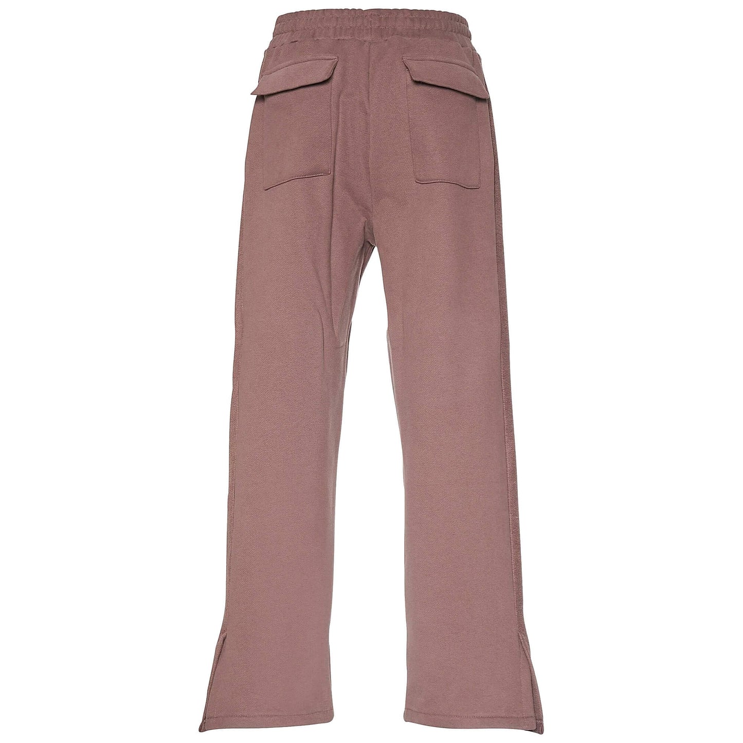 Tepláky Sean John SJ Script Logo Back Slit Sweatpants dark taupe