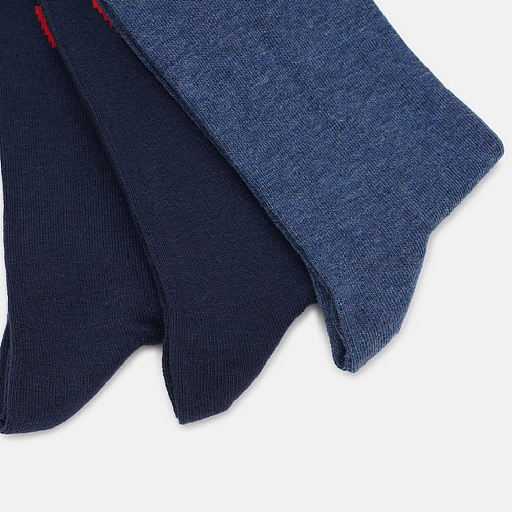 Ponožky Levis Regular Cut Batwing Logo Recycled Cotton 3 páry tmavomodré