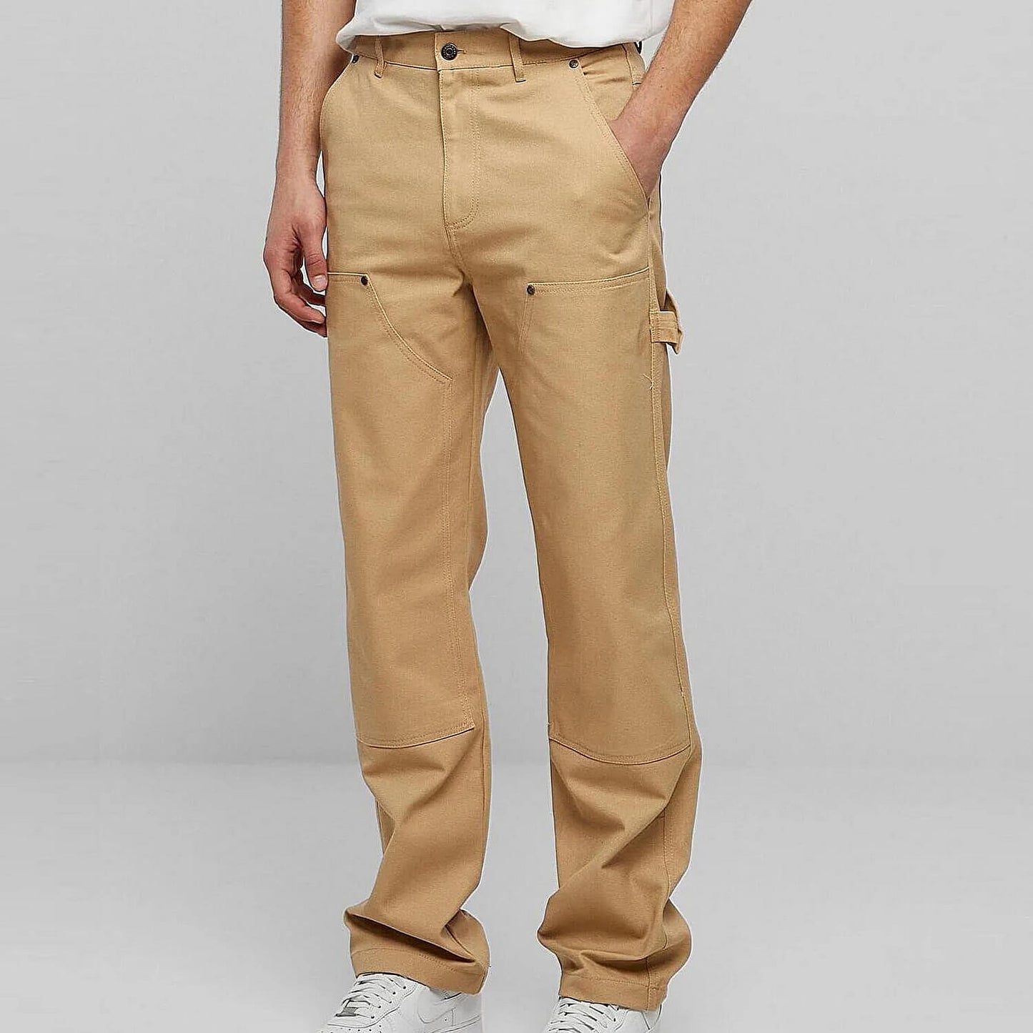 Nohavice Karl Kani KK Woven Signature Carpenter Pants sand pieskove