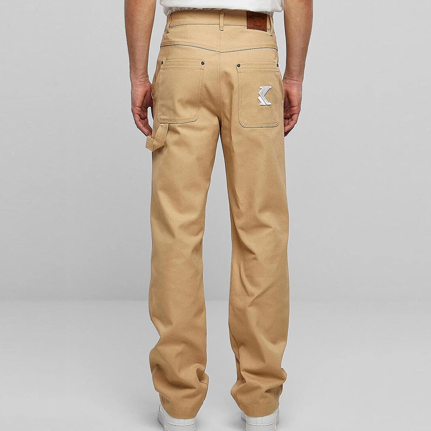 Nohavice Karl Kani KK Woven Signature Carpenter Pants sand pieskove