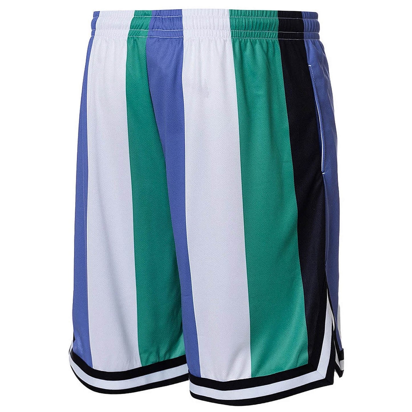 Šortky Karl Kani KK Varsity Striped Mesh Shorts zeleno/bielo/fialové
