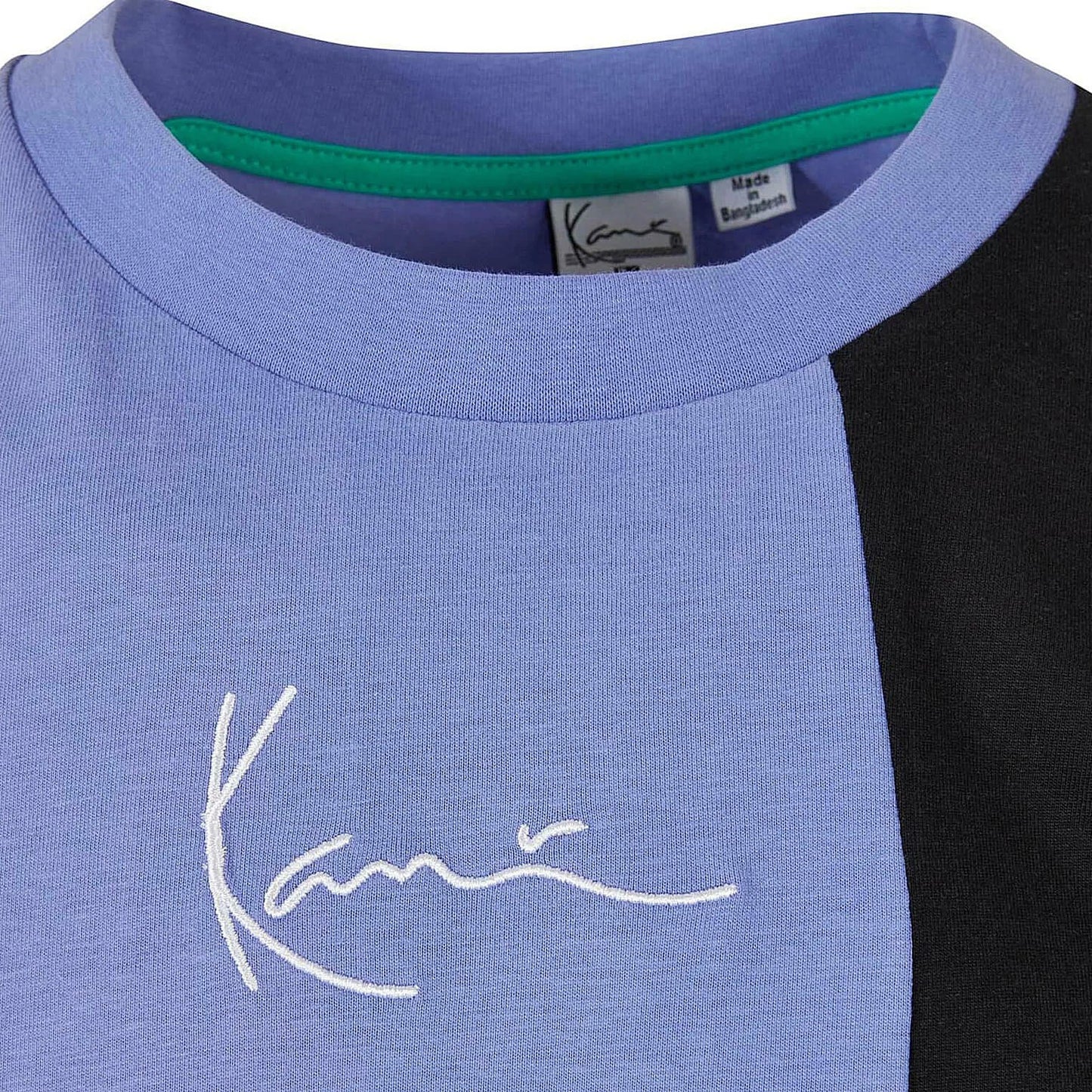 Karl Kani KK Woven Signature Block Tee purple/green/black