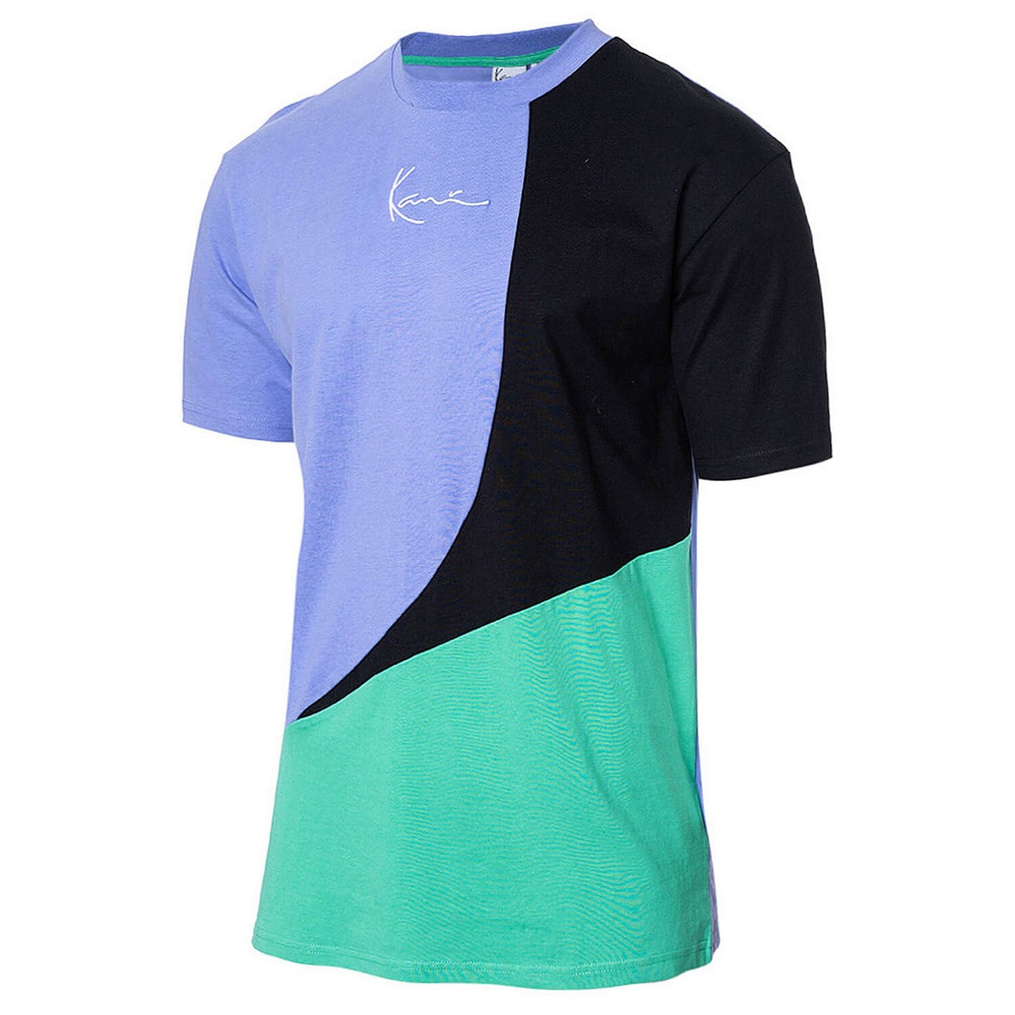 Karl Kani KK Woven Signature Block Tee purple/green/black