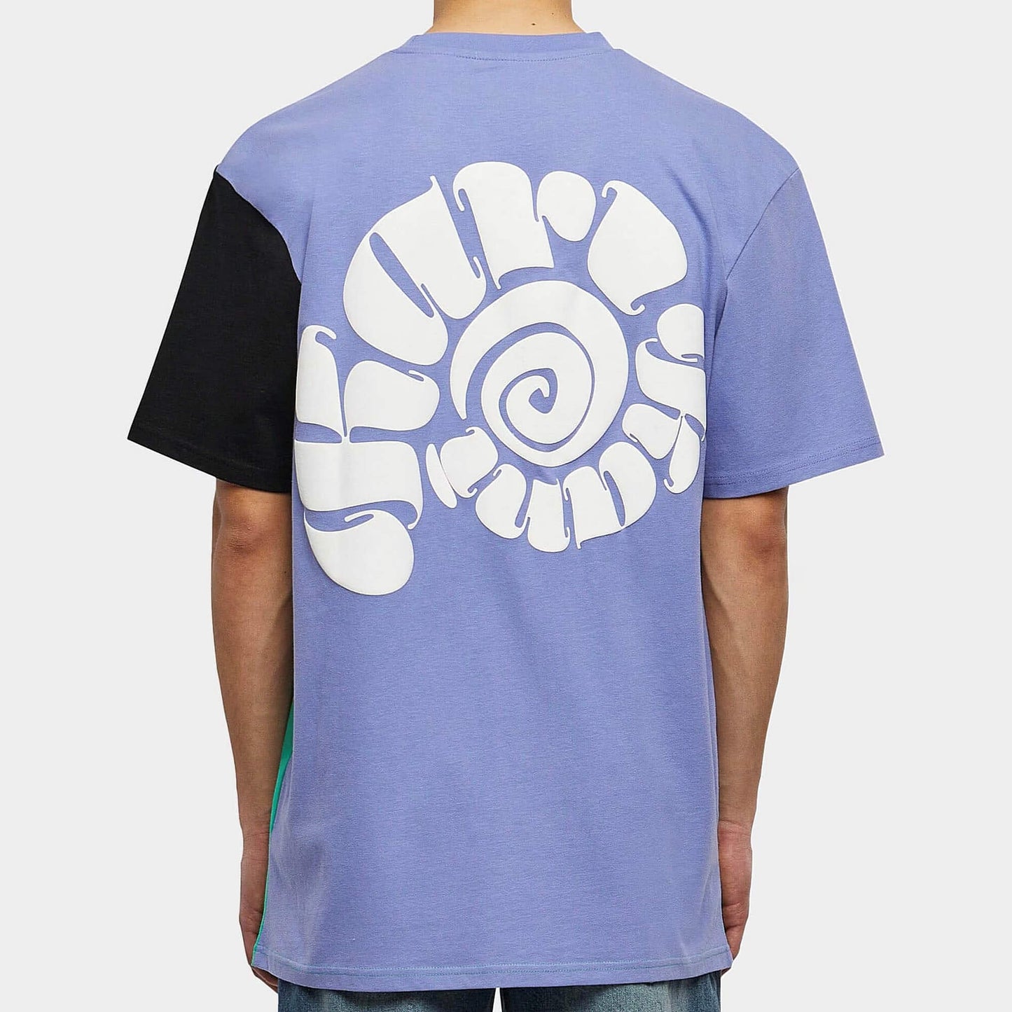 Karl Kani KK Woven Signature Block Tee purple/green/black