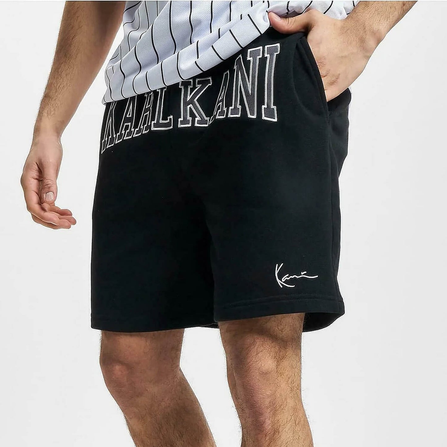 Karl Kani KK College Signature Sweatshorts black