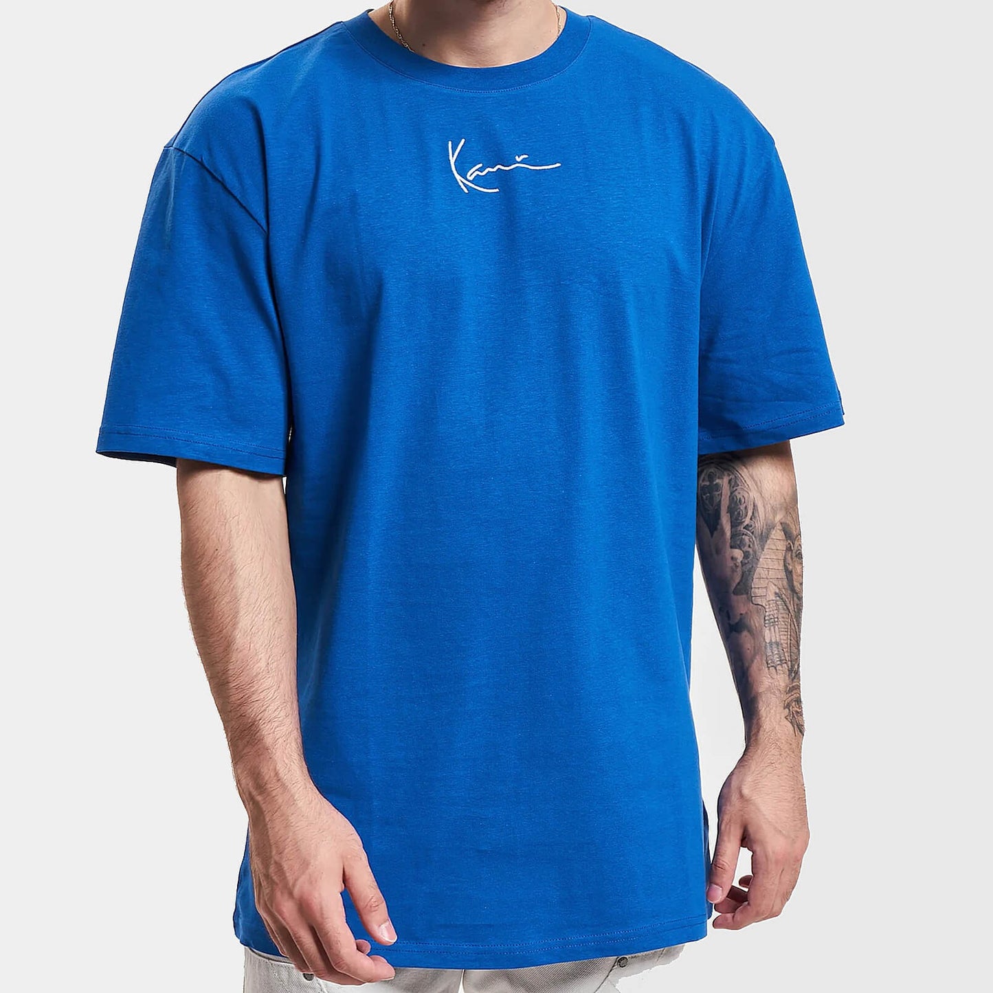 Karl Kani KK Small Signature Print Tee blue