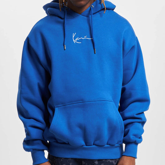 Karl Kani KK Small Signature Print Hoodie blue